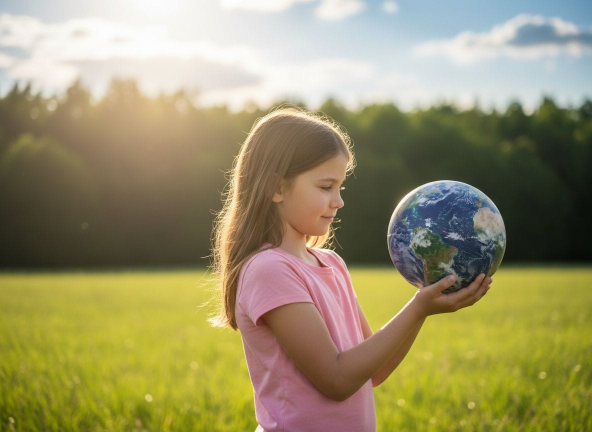 Child with Globe